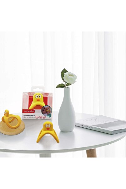 Mombella Silicone Teething Ring, - Happy Duck