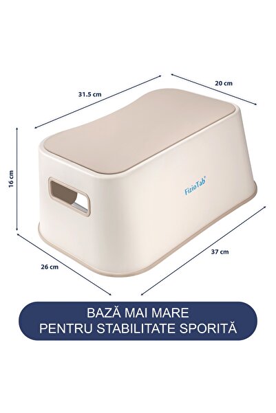 FizioTab FizioTab® Ocean Booster Chair with Non-Slip Surface and Handles, Beige