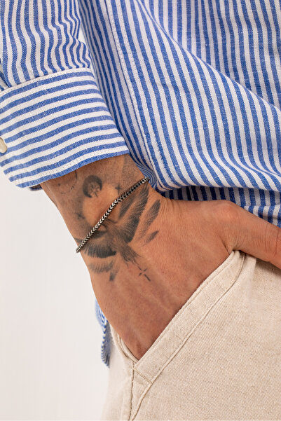 Fjellor سوار أوروادريث الرجالي من الفولاذ المطروق ذو اللون الرمادي العتيق بتص...