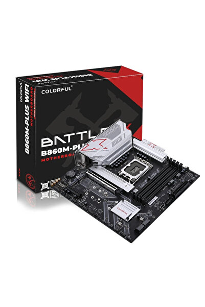 Colorful BATTLE-AX B860M-PLUS WIFI V20 DDR5 7600Mhz mATX Gaming (Oyuncu) Anakart