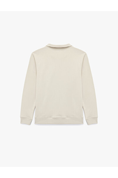 Koton Μακρυμάνικο μπλουζάκι με μισό φερμουάρ