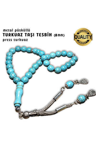 Turkuaz Taşı Tesbih - 8 Mm (PRES)