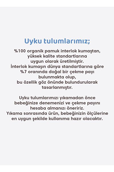 kitikate Organik Ducky Uyku Tulumu Yeşil