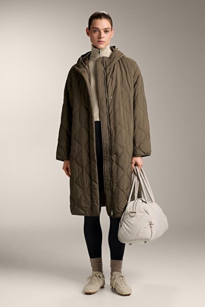 Oysho Long water-repellent FELLEX® AEROGEL padded jacket