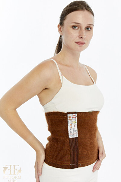FF FİT FORM GİYİM Κορσέ με φτερά καμηλού με στήριγμα μέσης – Ζεστό μαλλί, διαμορφωτικός ζώνης μέσης για γυναίκες και άνδρες