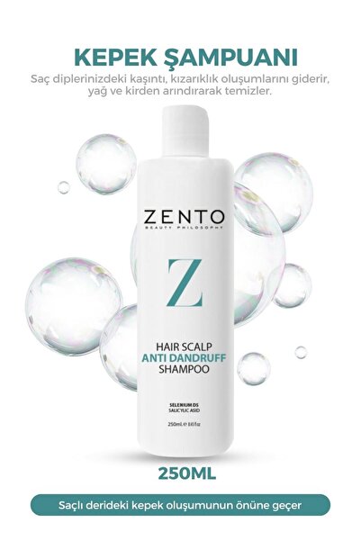 ZENTO شامبو ضد القشرة لفروة الرأس 250 مل