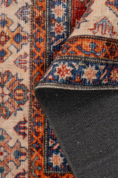 ARTLOOP Fuga Yumuşak Dokulu Kırmızı Vintage Desenli Halı KA 38