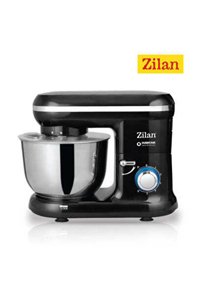 OEM Πολυμίξερ με μπολ Hurricane Zilan - 1000W, μπολ από ανοξείδωτο ατσάλι 4,5L, 6 ταχύτητες + παλμικό, μίξερ ζυμώματος 3185