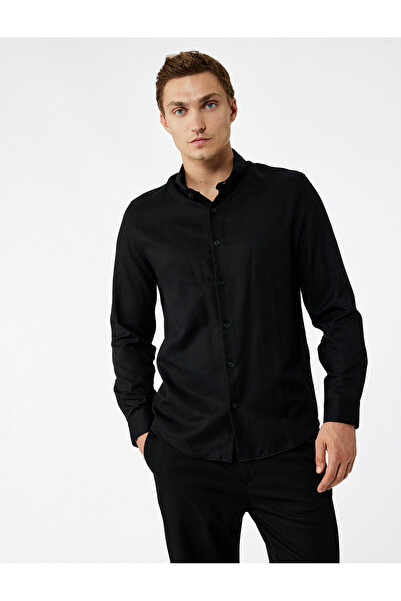 Koton Сlim Fit довгий рукав на ґудзиках класичний комір сорочка