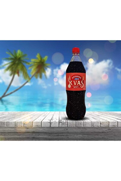 kafkasya meşrubatları Alkolsüz Gazlı MALT İçeceği -Doğal KVAS Gazozu - Натуральный Безалкогольный КВАС ( 1 Lt X 6 Adet)