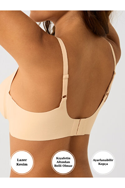 Clothes Box Αόρατο σουτιέν με αφαιρούμενο μαξιλαράκι κοπής με λέιζερ Fk