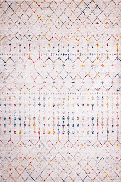 ARTLOOP Fuga Yumuşak Dokulu Beyaz Modern Desenli Halı KA 16