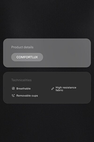 Oysho Comfortlux long multi-strap tank top with cups