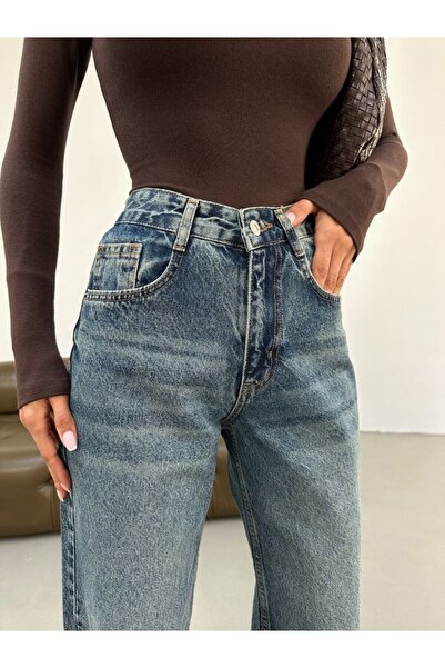 MUG collection Γυναικείο τζιν παντελόνι Palazzo