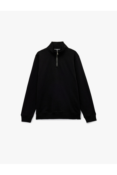 Koton Μακρυμάνικο μπλουζάκι με μισό φερμουάρ