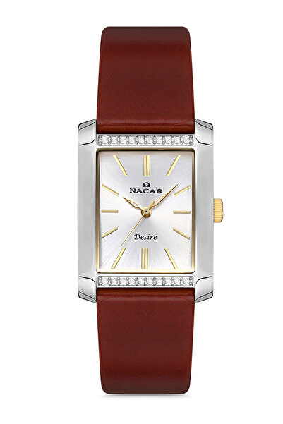 Nacar ساعة يد نسائية بنية اللون NC10- 3931041 -CSL2