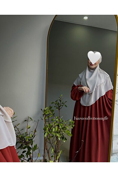 Yüsra Collection Ayrobin Dress and Short Sufle 2-Piece Set Combination