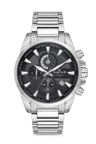 Nacar SPOR GÜMÜŞ ERKEK KOL SAATİ NC34-291169-ABM