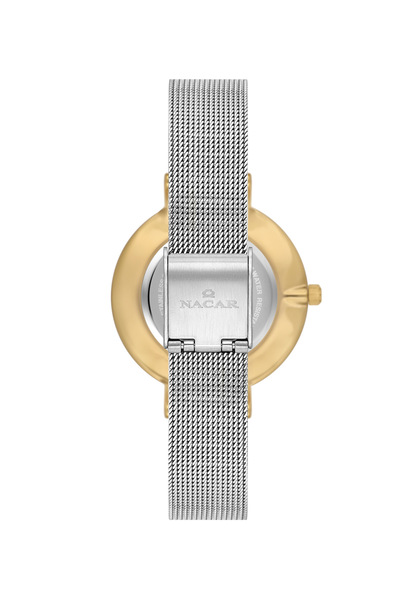 Nacar Sapphire Glass Silver Women's Wristwatch Nc17- 3920718 -Csms