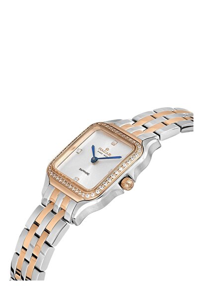 Nacar Sapphire Glass Silver - Rose Women's Wristwatch Nc33- 398508 -Ewms