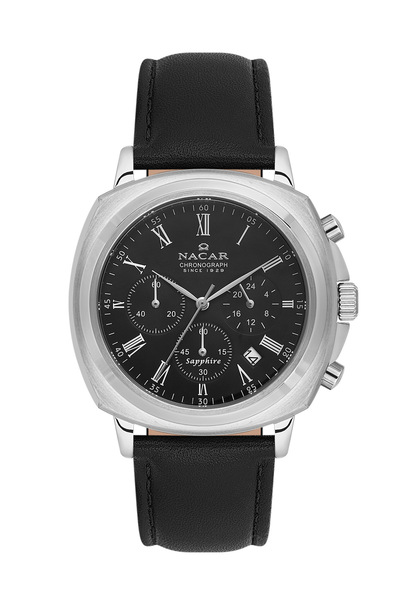 Nacar SAFİR CAM SPOR SİYAH ERKEK KOL SAATİ NC40-290498-ABL1