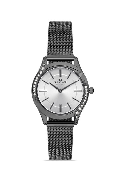 Nacar ساعة يد نسائية رمادية NC36-392020K-GSM