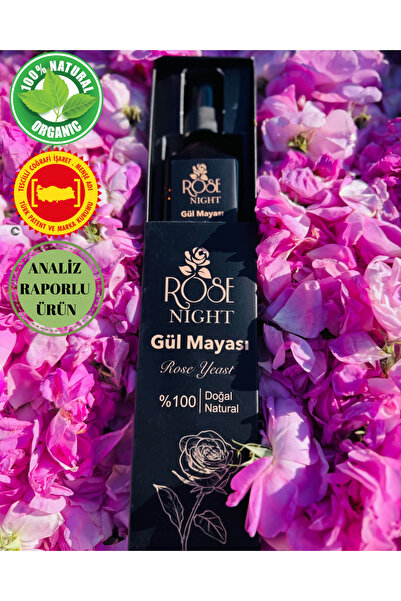 Rose Night %100 Saf Gül Mayası 100 ML | Natural Rosa Yeast 0.1 L