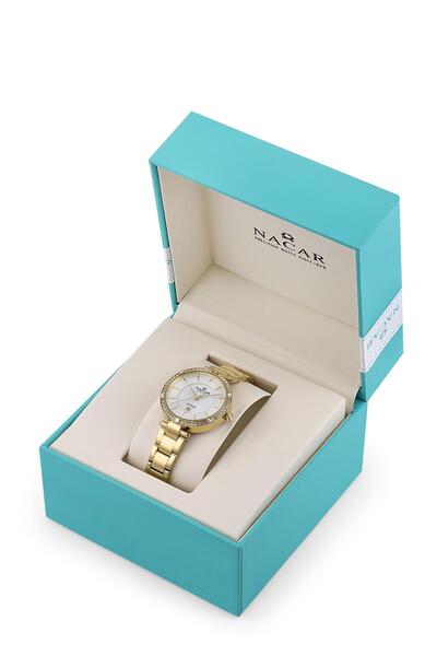 Nacar SAFİR CAM ALTIN KADIN KOL SAATİ NC34-39B662-DSMS