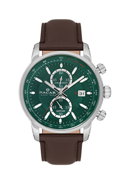 Nacar SAFİR CAM SPOR KAHVERENGİ ERKEK KOL SAATİ NC33-298221-ANL2