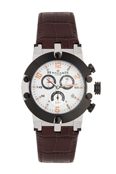 Nacar SAFİR CAM KAHVERENGİ ERKEK KOL SAATİ NC25-290178-ABSL2