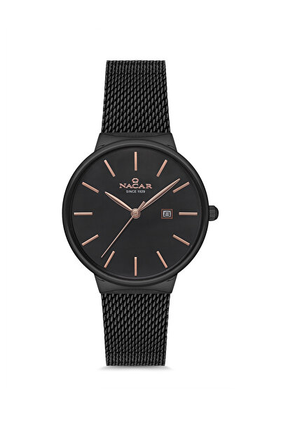 Nacar SİYAH KADIN KOL SAATİ NC34-390431-BBRM