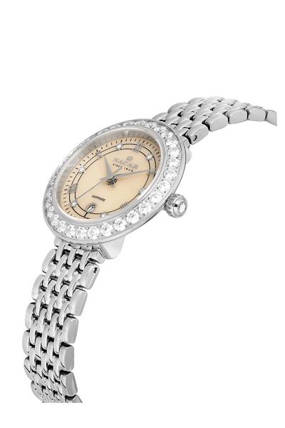 Nacar Sapphire Glass Silver Women's Wristwatch Nc34-39B717-Aoms