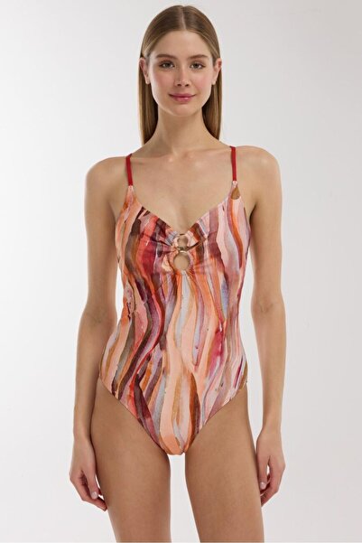 AYYILDIZ 5207 Coral Swimsuit