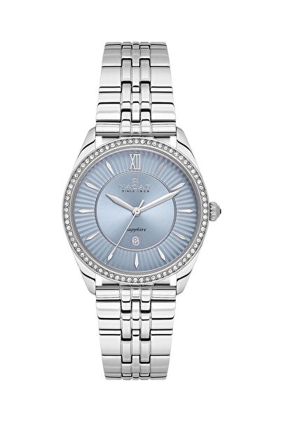 Nacar Sapphire Glass Silver Women's Wristwatch Nc34-39B677-Alms