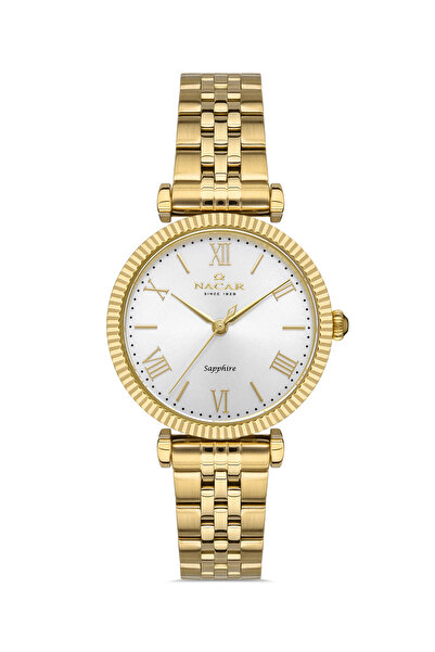 Nacar Sapphire Glass Classic Gold Women's Wristwatch Nc34-39B553-Dsm