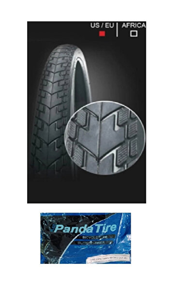 GRL 28/29 Jant 28x1.75 (700x45) 1 mm Zırhlı 1081 Bisiklet Dış Lastiği + Plus Panda İç Lastik Seti