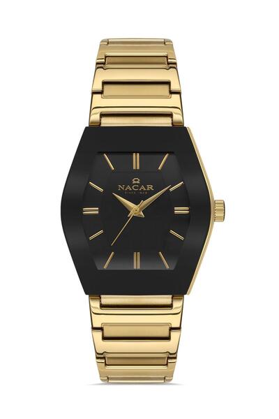 Nacar ساعة يد نسائية ذهبية NC36-391046-DBCM