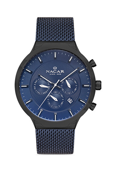 Nacar MAVİ ERKEK KOL SAATİ NC34-290507-BLM
