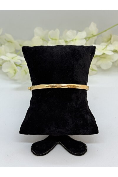 Constanza Exclusive 22 Ayar Altın Kaplama Özel Tasarım Kelepçe 572