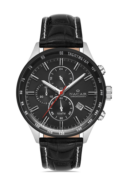 Nacar SPOR SİYAH ERKEK KOL SAATİ NC38-296033-ABL1