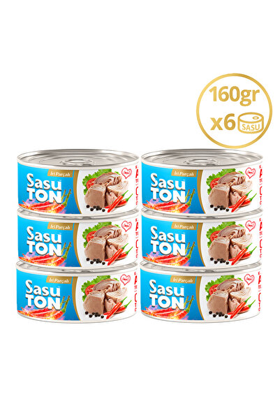SASU Blue Acılı Ton Balığı 6x160g Iri Parçalı