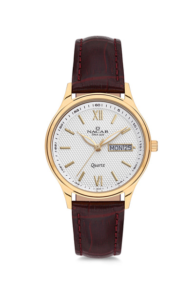 Nacar KLASİK KAHVERENGİ KADIN KOL SAATİ NC31-39BR155-DSL2