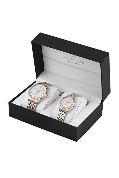 Nacar Silver - Rose Men-Women Wristwatch Nc35-592025-Esm