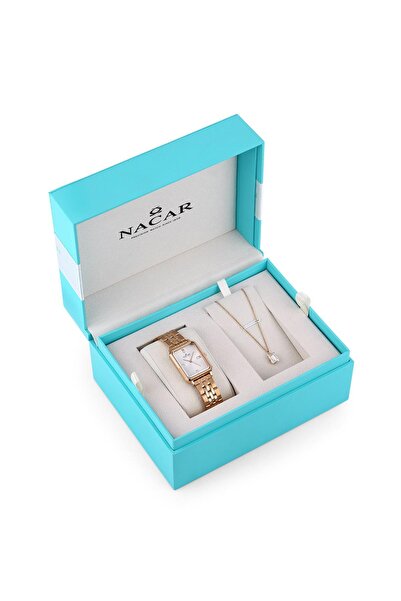 Nacar ROSE GOLD KADIN KOL SAATİ NC35-390921-RSM-SET