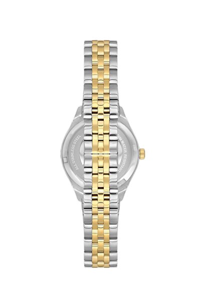 Nacar Sapphire Glass Silver - Gold Women's Wristwatch Nc33- 398385 -Cwms