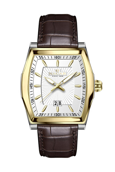 Nacar Classic Brown Men's Wristwatch Nc34-29B668-Csl2