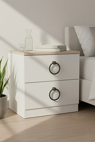 MegaVitrin Ring Pendulum Furniture Handle - Single Screw - 60 mm Smoked Cabinet and Drawer Handle