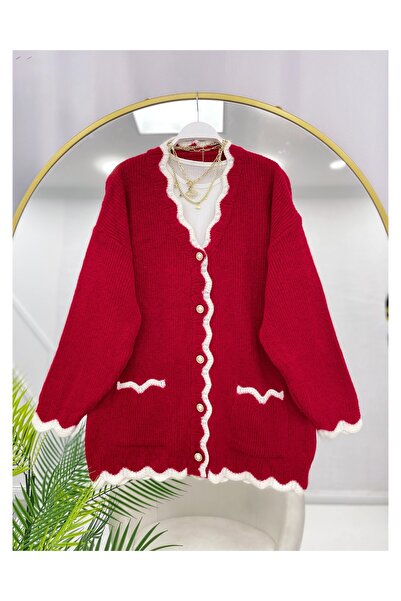 YEDİLALE Embroidery Patterned Knitwear Cardigan