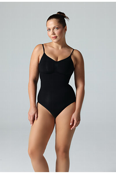 THIN İncelten Seamless Siyah Mayo – Dikişsiz Vücut Şekillendirici