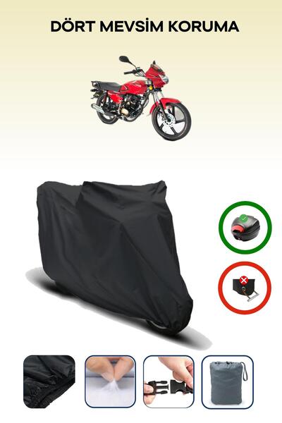 Breen Kanuni Breton SL 125 Back Bag Compatible Black Motorcycle Tarpaulin Wat...